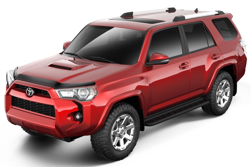 Toyota 4Runner Hood Shield - Front - Husky Liners - High-profile, Impact-resistant Acrylic - Smoke - `10-`24